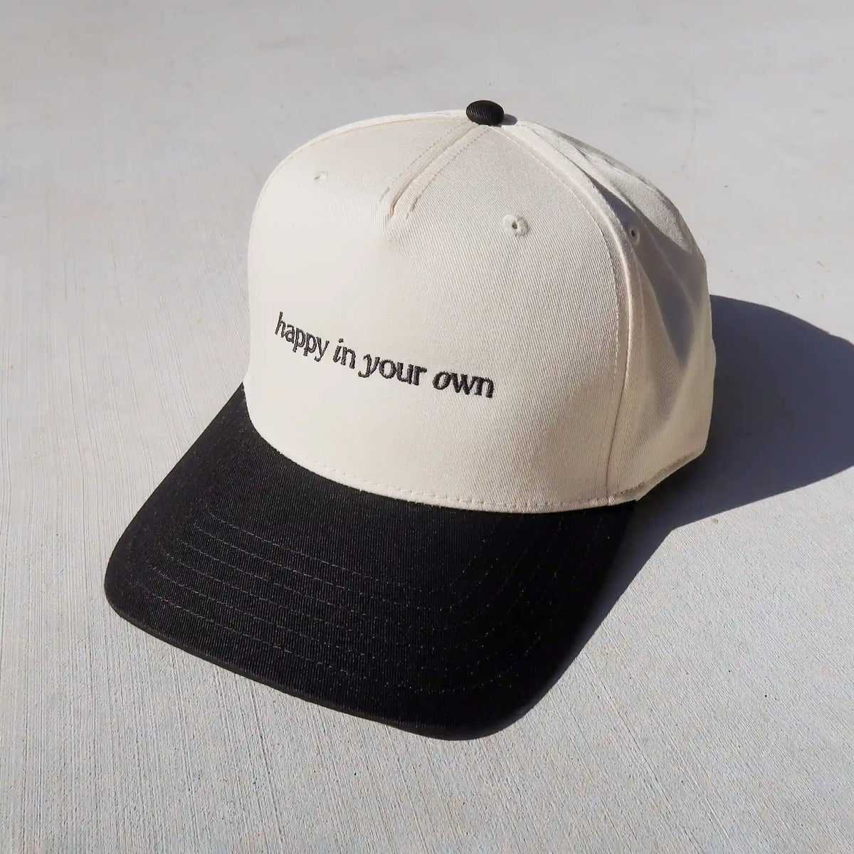 happy in your own trucker hat