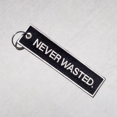 never wasted keychain