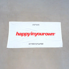 happy in your own beach towel